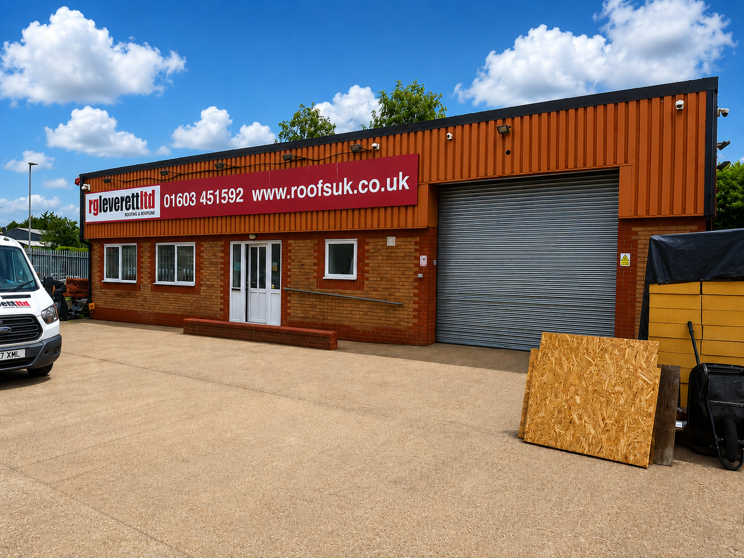 The RG Leverett Ltd roofing team