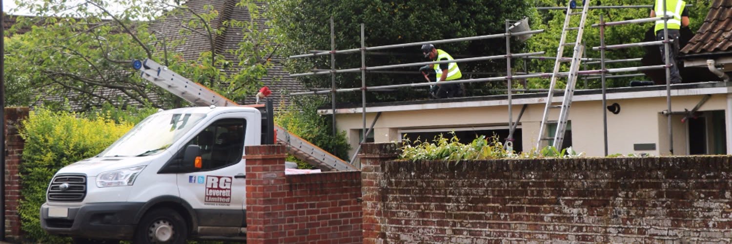 An example of RG Leverett Ltd's roofing work